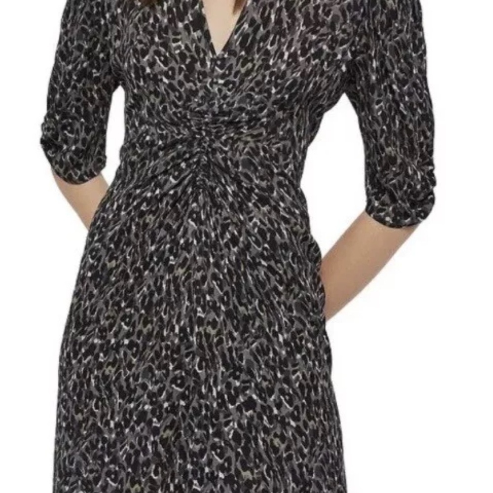 Elegant Black and Gray Women's Dress